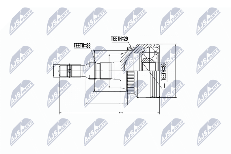 NTY NPZ-PL-024 Joint Kit, drive shaft