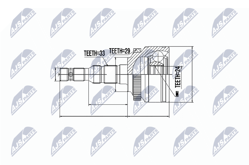 NTY NPZ-PL-027 Joint Kit, drive shaft