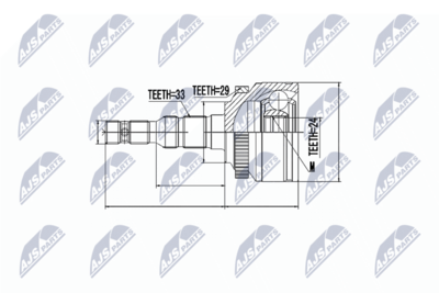 Joint Kit, drive shaft NTY NPZ-PL-027