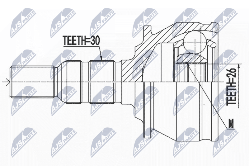 NTY NPZ-PL-045 Joint Kit, drive shaft