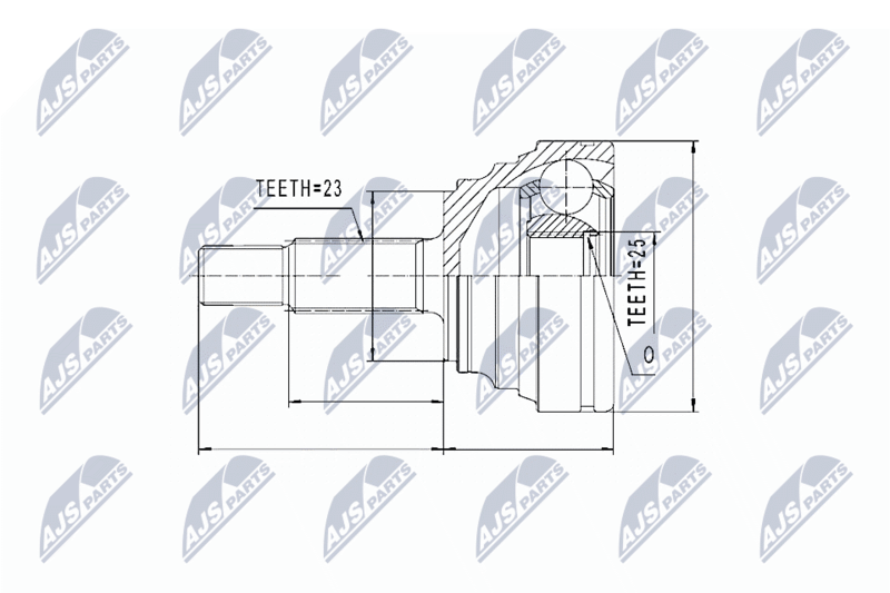 NTY NPZ-RE-005 Joint Kit, drive shaft