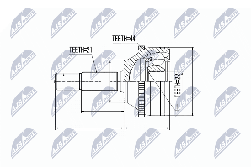 NTY NPZ-RE-010 Joint Kit, drive shaft