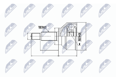 Joint Kit, drive shaft NTY NPZ-RE-014