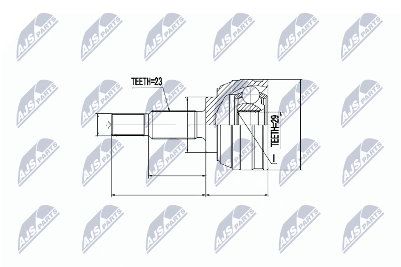 NTY NPZ-RE-029 Joint Kit, drive shaft
