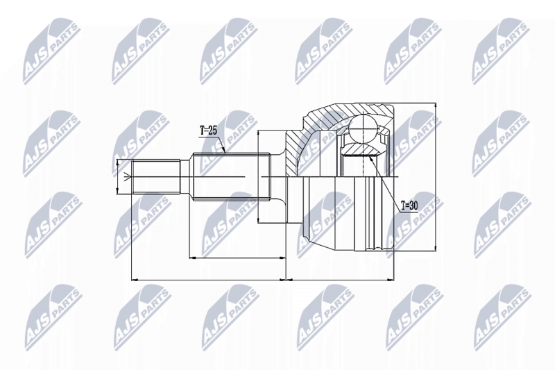 NTY NPZ-RE-032 Joint Kit, drive shaft