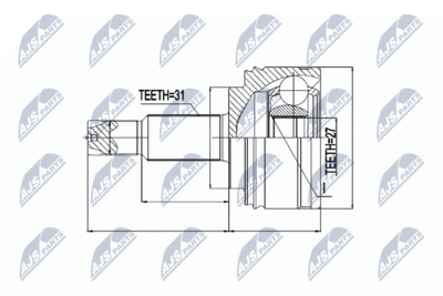 Joint Kit, drive shaft NTY NPZ-RE-041