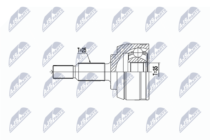 NTY NPZ-RE-046 Joint Kit, drive shaft