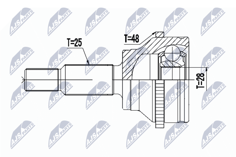 NTY NPZ-RE-051 Joint Kit, drive shaft