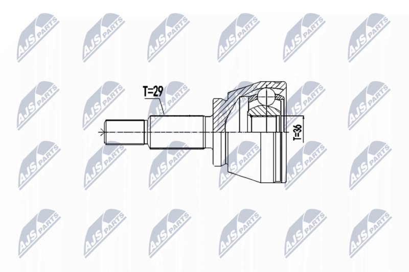 NTY NPZ-RE-059 Joint Kit, drive shaft
