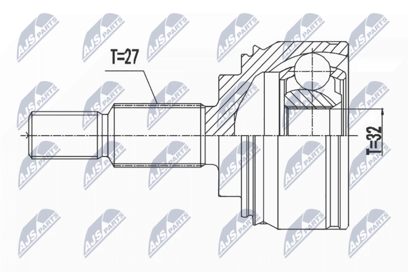NTY NPZ-RE-064 Joint Kit, drive shaft