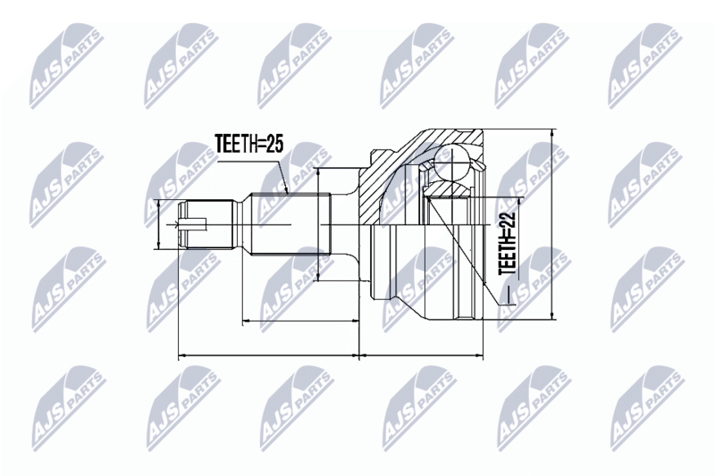 NTY NPZ-RV-001 Joint Kit, drive shaft