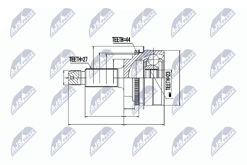 NTY NPZ-SB-017 Joint Kit, drive shaft