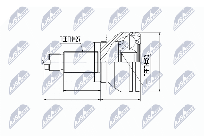 NTY NPZ-SB-019 Joint Kit, drive shaft