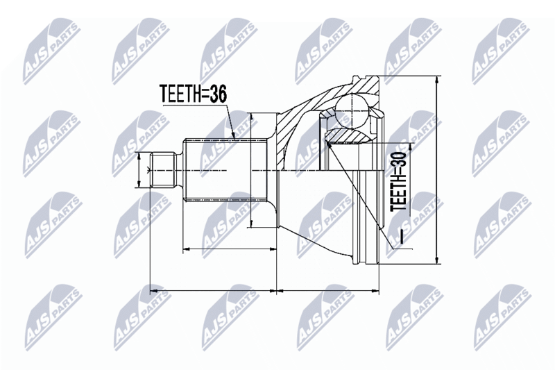 NTY NPZ-SK-002 Joint Kit, drive shaft