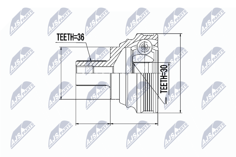 NTY NPZ-SK-007 Joint Kit, drive shaft