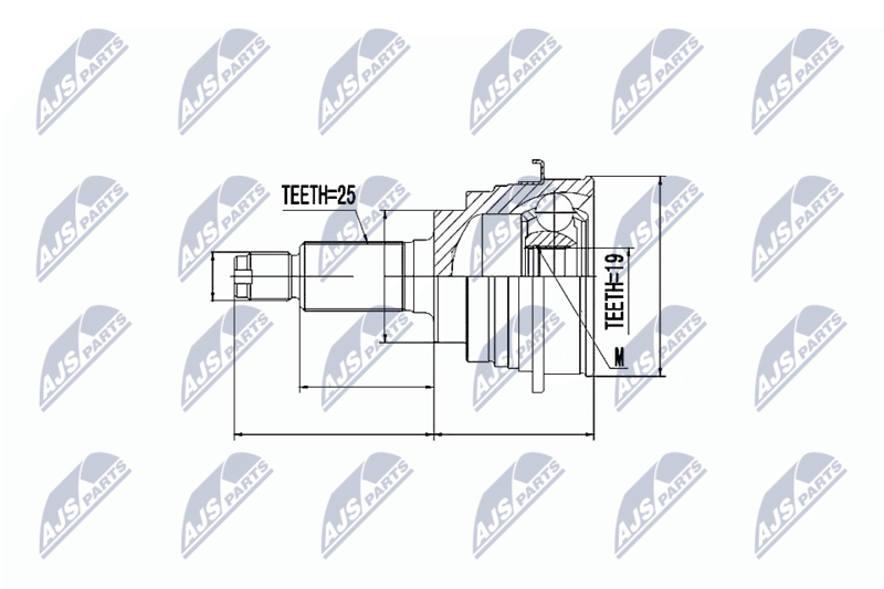 NTY NPZ-SU-008 Joint Kit, drive shaft