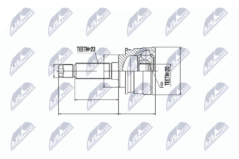 NTY NPZ-SU-012 Joint Kit, drive shaft