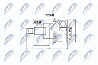 Joint Kit, drive shaft NTY NPZ-SU-022