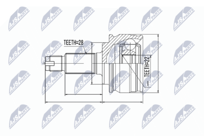 Joint Kit, drive shaft NTY NPZ-SU-029