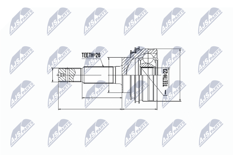 NTY NPZ-TY-000 Joint Kit, drive shaft