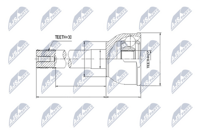 Joint Kit, drive shaft NTY NPZ-TY-002