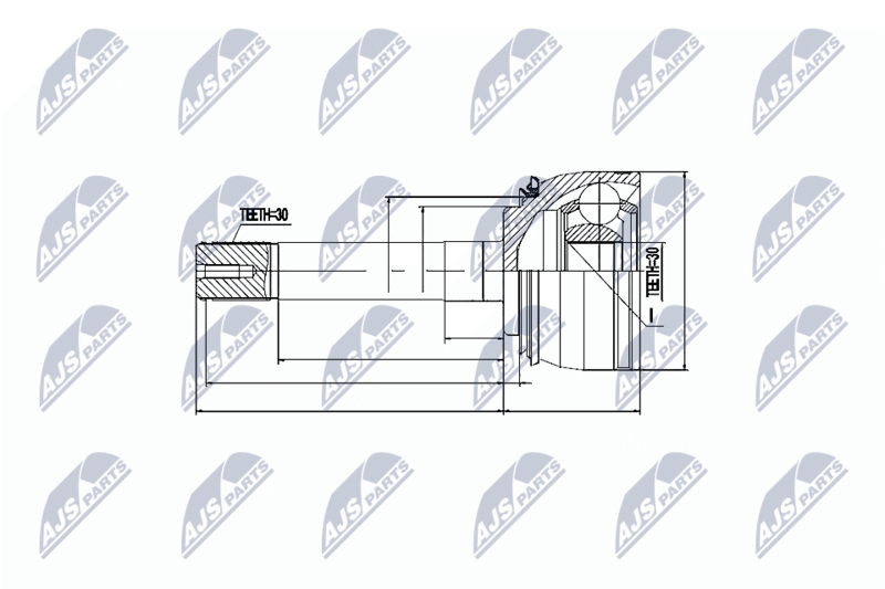 NTY NPZ-TY-018 Joint Kit, drive shaft