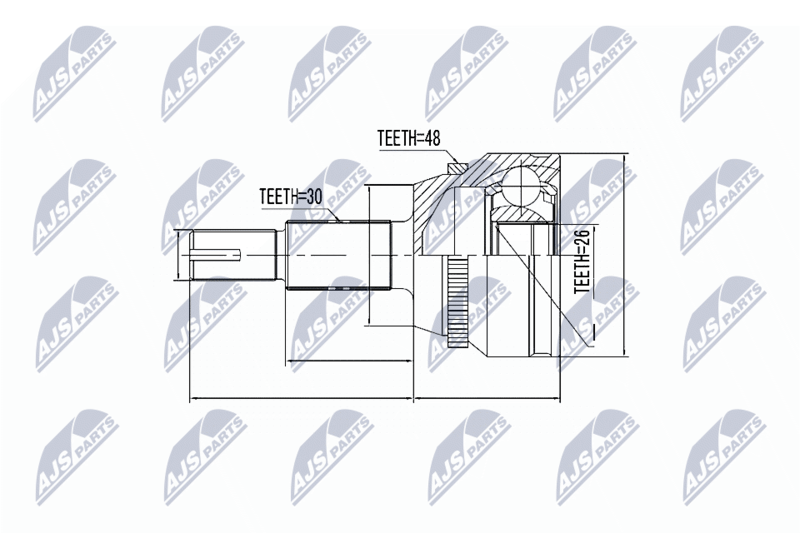 NTY NPZ-TY-077 Joint Kit, drive shaft