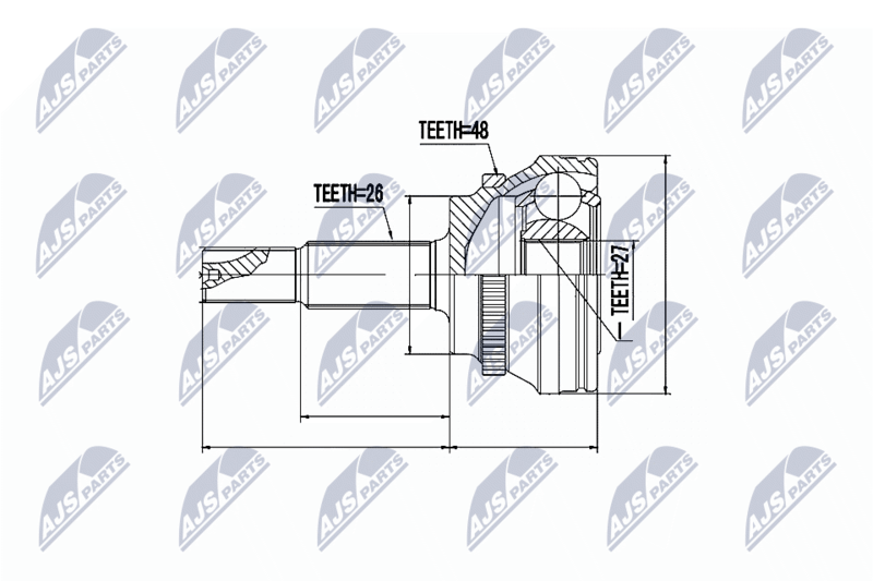 NTY NPZ-TY-081 Joint Kit, drive shaft