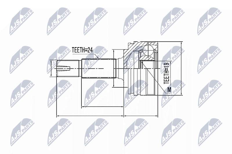 NTY NPZ-TY-083 Joint Kit, drive shaft