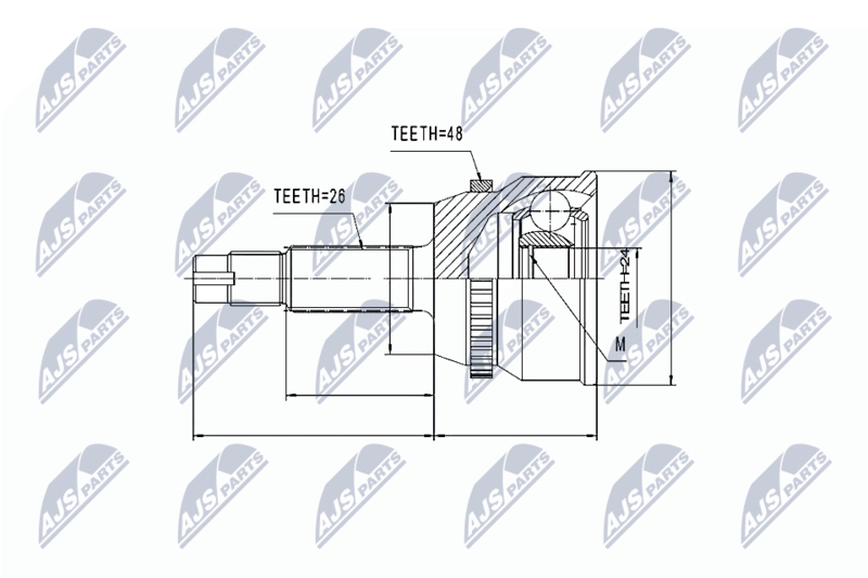 NTY NPZ-TY-086 Joint Kit, drive shaft
