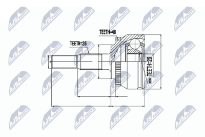 Joint Kit, drive shaft NTY NPZ-VV-001