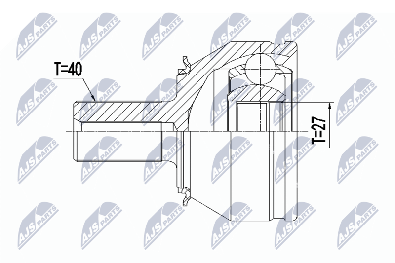 NTY NPZ-VV-026 Joint Kit, drive shaft