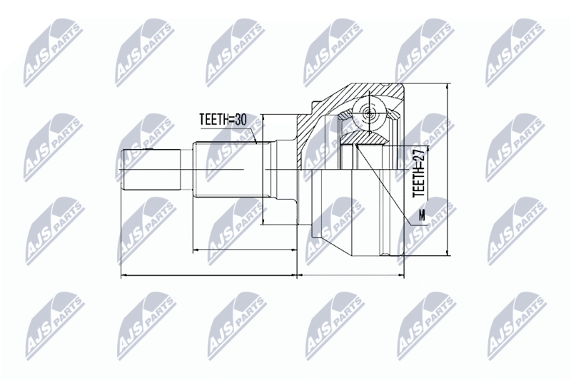 NTY NPZ-VW-027 Joint Kit, drive shaft