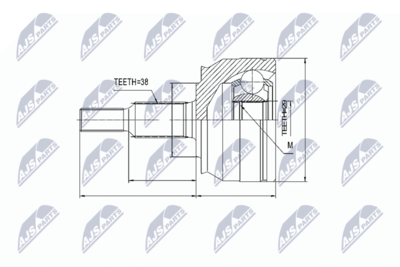 Joint Kit, drive shaft NTY NPZ-VW-033