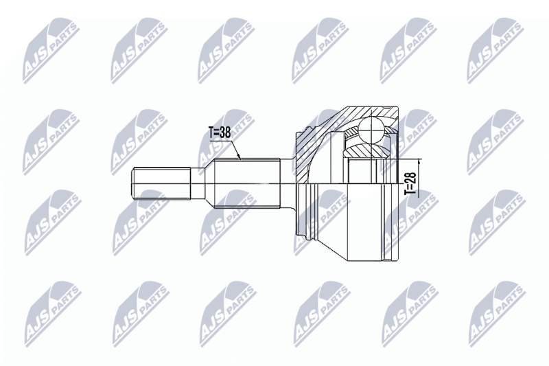 NTY NPZ-VW-042 Joint Kit, drive shaft