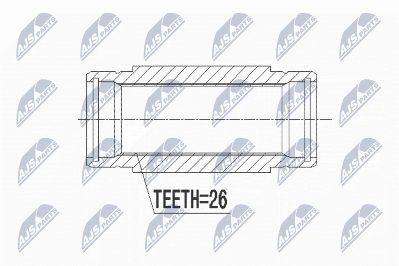 NTY NWP-CT-001 Joint Kit, drive shaft