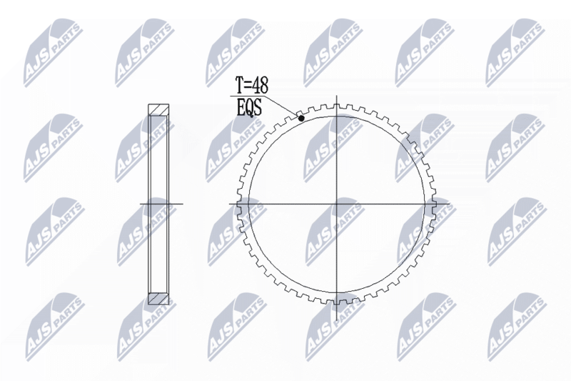 NTY NZA-VV-002 Sensor Ring, ABS