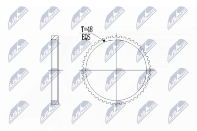 Sensor Ring, ABS NTY NZA-VV-002