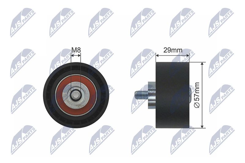NTY RNK-AR-010 Deflection Pulley/Guide Pulley, timing belt