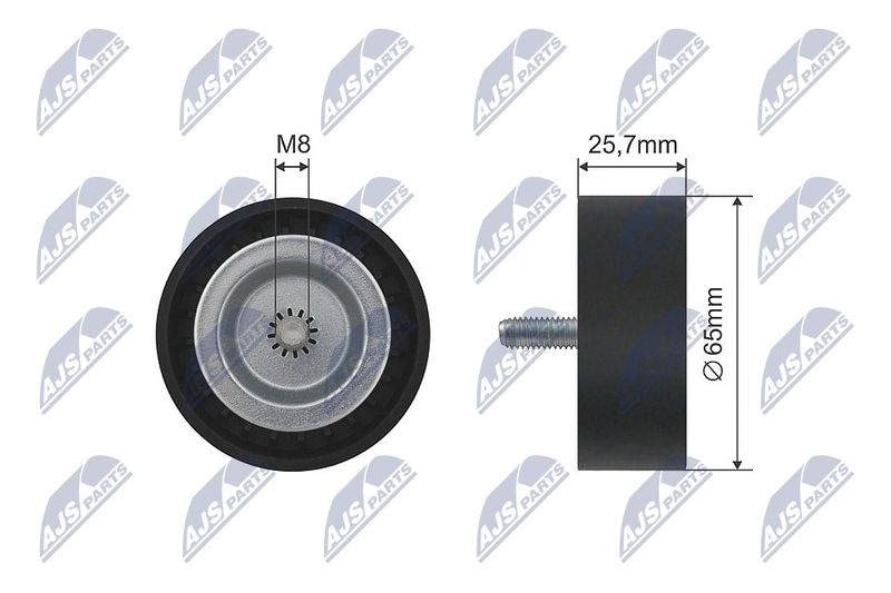 NTY RNK-CH-032 Deflection Pulley/Guide Pulley, V-belt