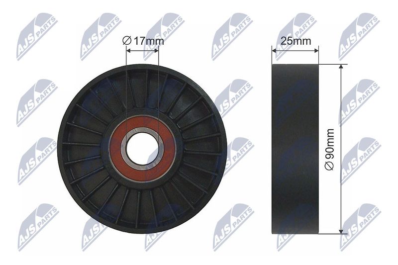 NTY RNK-CT-037 Tensioner Pulley, V-belt