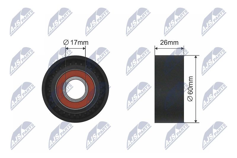 NTY RNK-CT-039 Tensioner Pulley, V-belt