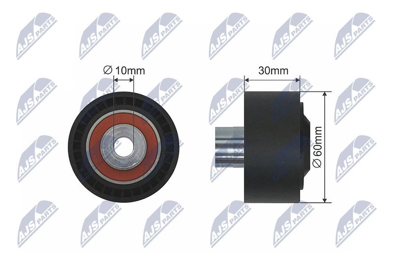 NTY RNK-CT-040 Tensioner Pulley, V-belt