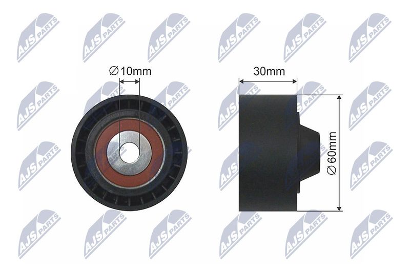 NTY RNK-CT-042 Tensioner Pulley, V-belt