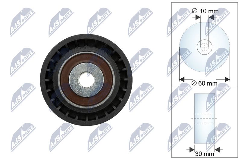NTY RNK-CT-066 Deflection Pulley/Guide Pulley, timing belt