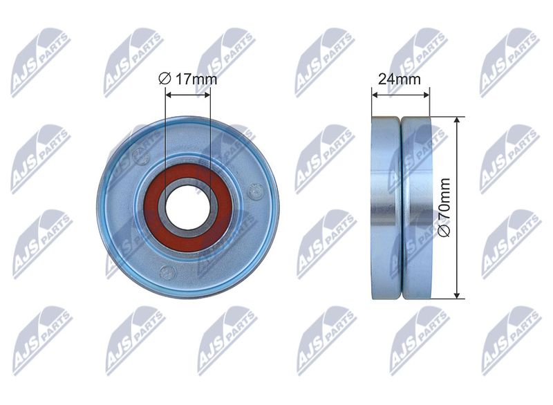 NTY RNK-LR-011 Tensioner Pulley, V-belt