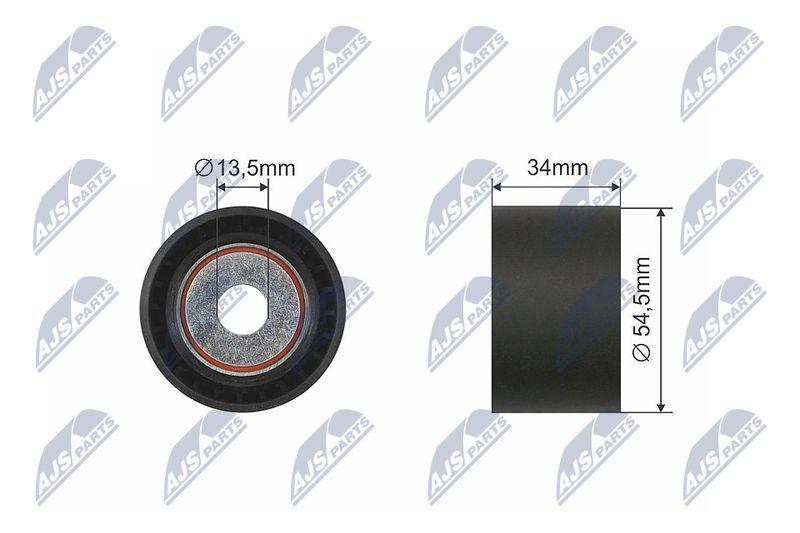 NTY RNK-ME-026 Deflection Pulley/Guide Pulley, V-belt