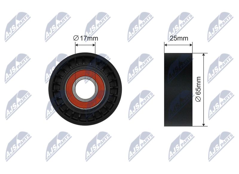 NTY RNK-ME-040 Tensioner Pulley, V-belt