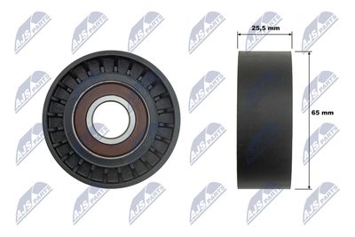 Tensioner Lever, V-ribbed belt NTY RNK-MS-022