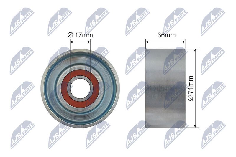 NTY RNK-MZ-002 Belt Tensioner, V-ribbed belt